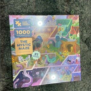 Mystic Maze Puzzle with Colorful Art